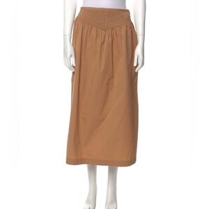 A.L.C. Naya Skirt Size 4 Boho High Chevron Waist Minimalist Summer